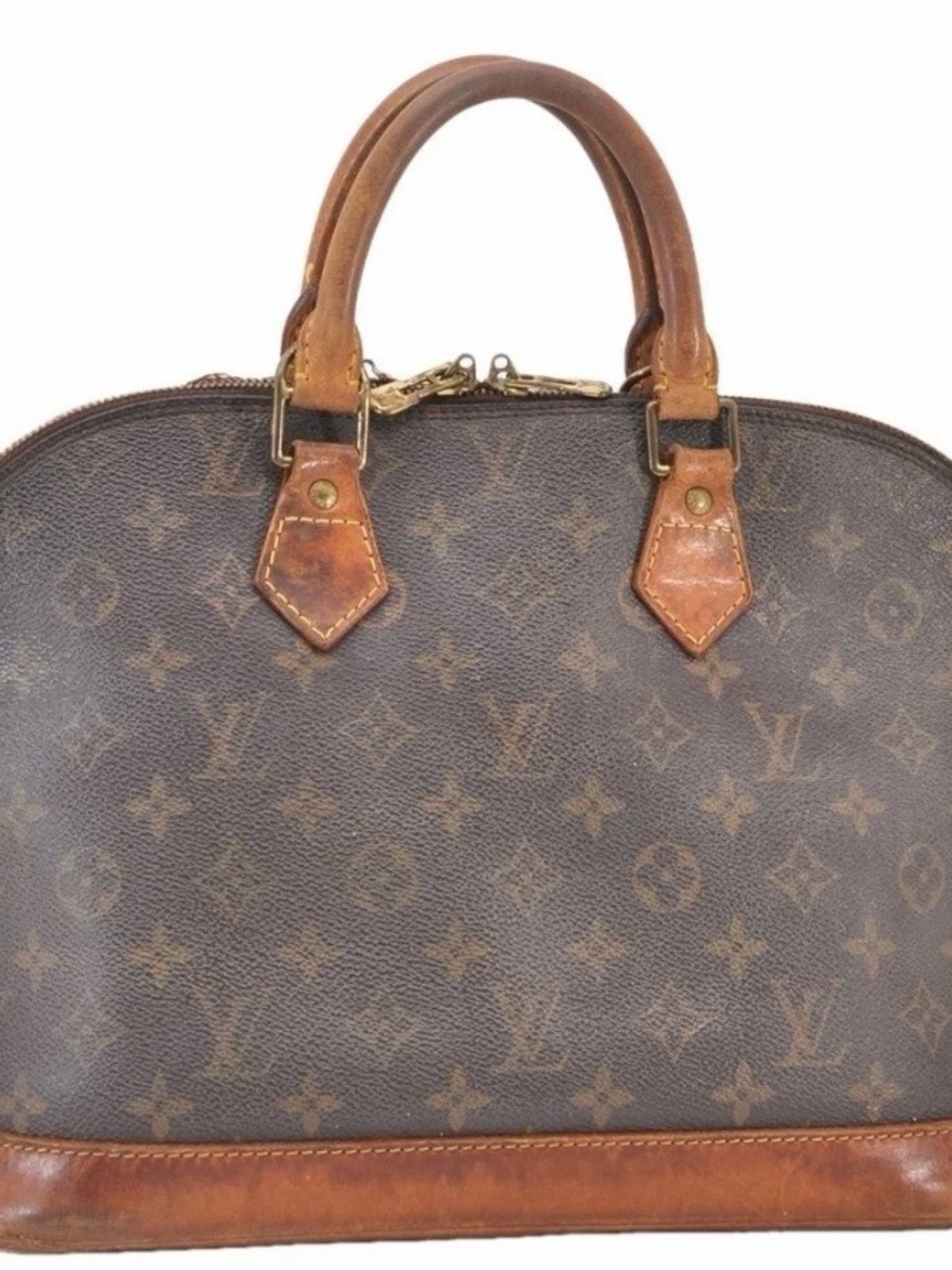 Authentic Louis Vuitton Monogram Alma Hand Bag Purse